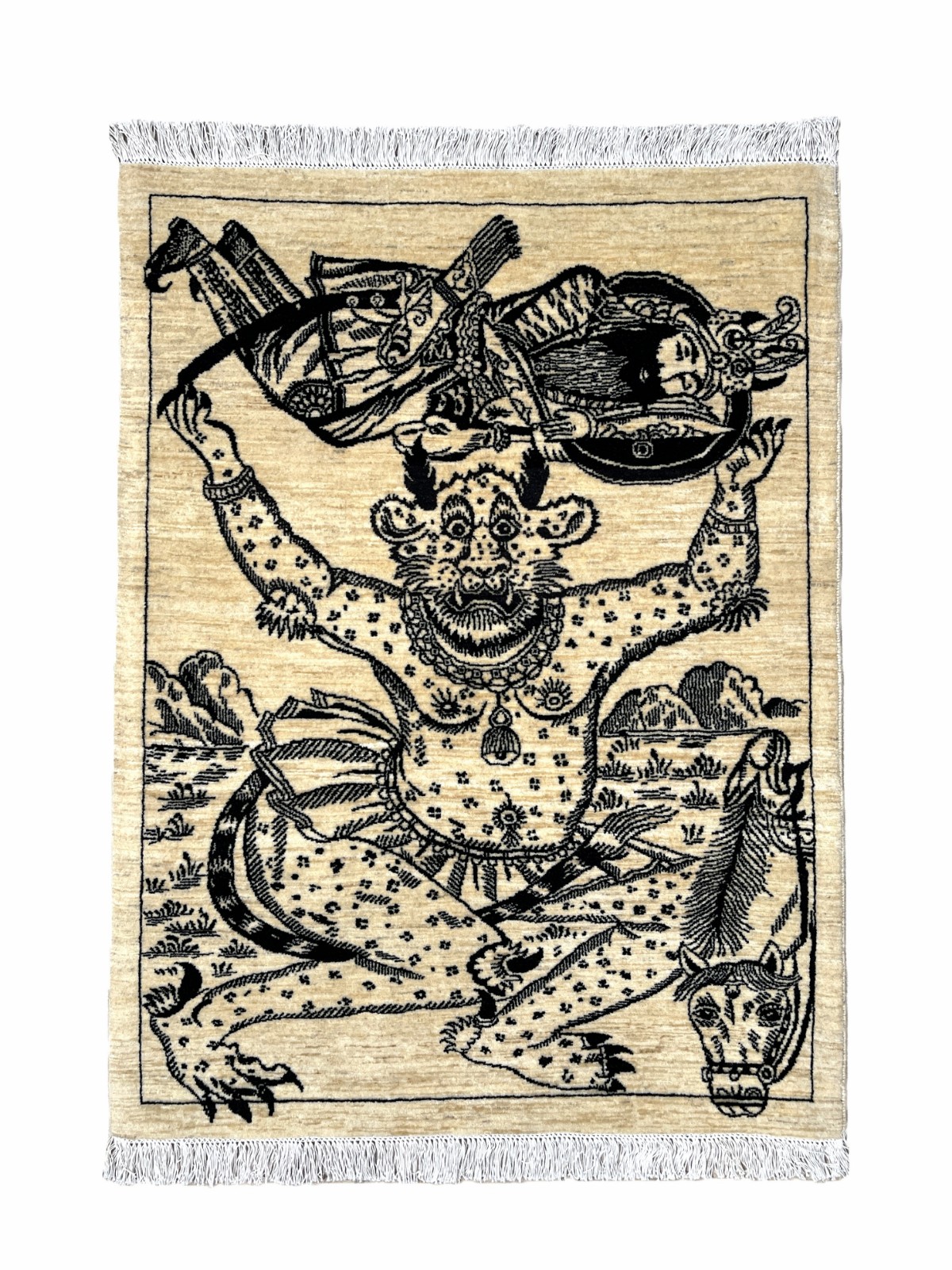 Rostam and Akvan Div from “Folk Culture” series